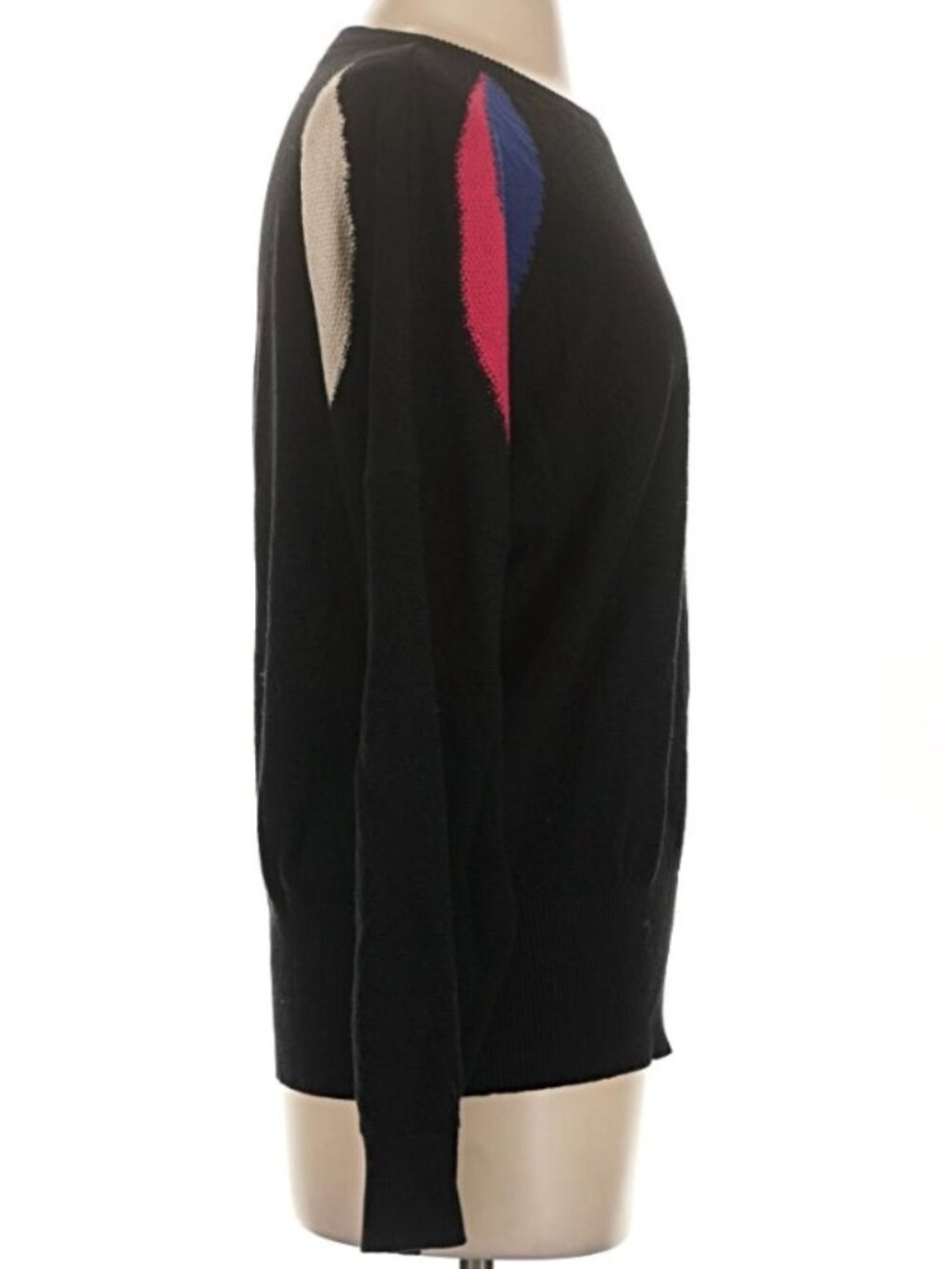 Oy-Di colorful contrast shoulder detail sweater XS - Picture 3 of 5